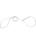 Resco Braided Slip Leash näyttelytalutin 10 mm x 92 cm Valkoinen