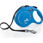 Flexi New Classic L 8 m nauhalla Sininen