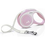Flexi New Comfort XS 3 m nauhalla Roosa