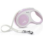 Flexi New Comfort S 5 m nauhalla Roosa