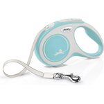 Flexi New Comfort S 5 m nauhalla Vaaleansininen