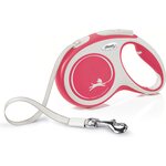 Flexi New Comfort M 5 m nauhalla Punainen