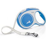 Flexi New Comfort L 5 m nauhalla Sininen