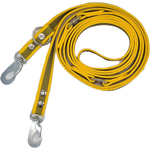 Nahka-Nasta 3-osainen Grip-talutin 20 mm x 3 m Keltainen