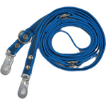Nahka-Nasta 3-osainen Grip-talutin 20 mm x 3 m Sininen
