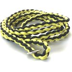 Vijue Paracord-hihna 180 cm Keltainen - heijastava musta