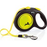 Flexi New Neon L 5 m nauhalla Keltainen