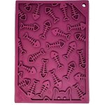 Sodapup Lickmat Small 12 x 17 cm - eri kuoseja Luumu kalanruoto