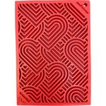 Sodapup Lickmat Small 12 x 17 cm - eri kuoseja Punainen sydän