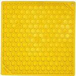 Sodapup Lickmat Large 20 x 20 cm - eri kuoseja Keltainen hunajakenno