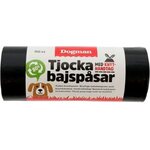 Dogman Kahvallisia kakkapusseja 50 kpl Musta