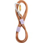 Woolly Wolf Rope Leash Thin köysitalutin 8 mm x 180 cm Terracotta Mix
