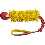 Agilitoy Soffy Fur palkkauslelu pehmopallolla 58 cm Keltainen