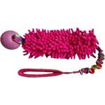 Agilitoy Soffy Fur palkkauslelu pehmopallolla 58 cm Pinkki