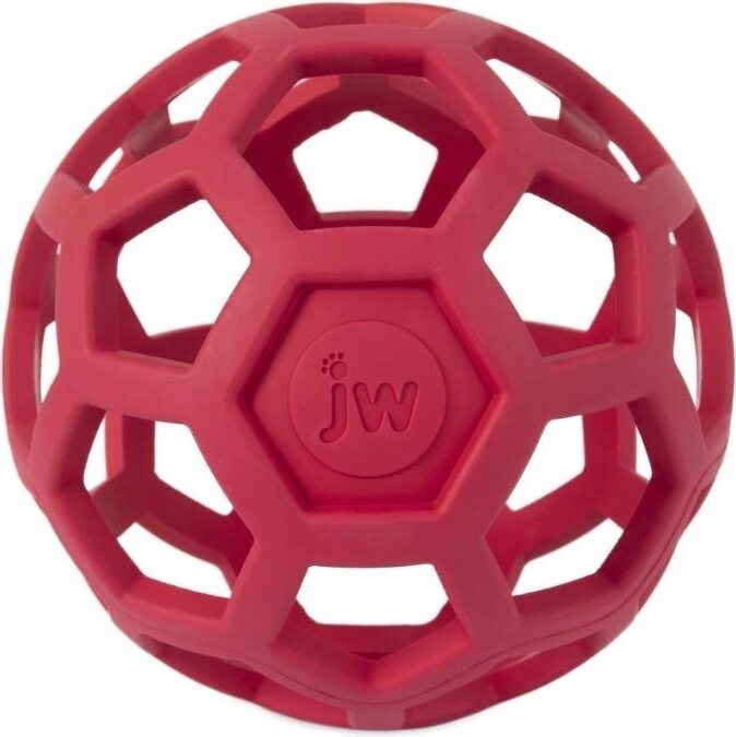JW Hol-ee Roller verkkopallo mini 5,5 cm Punainen