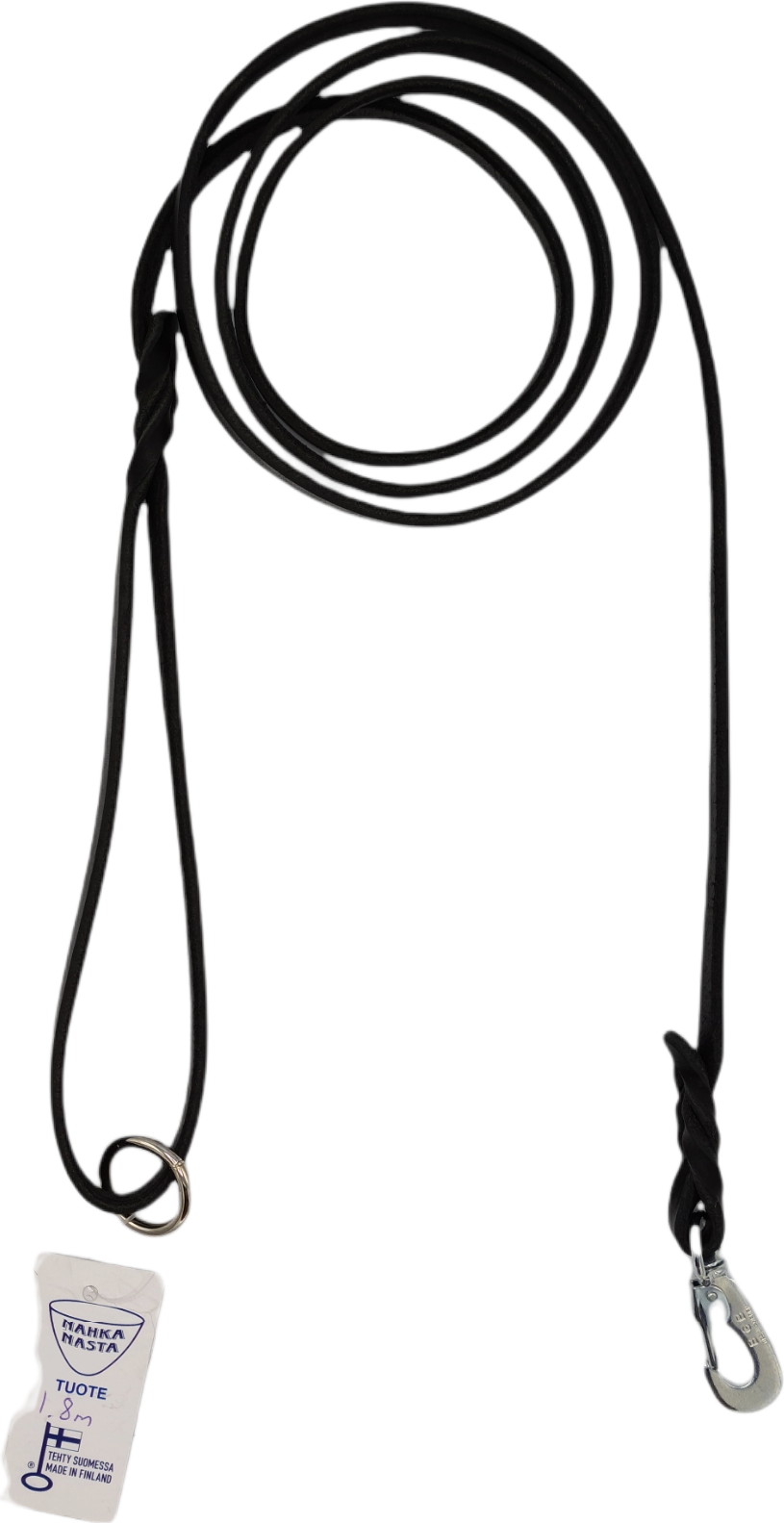 Nahka-Nasta Rasvanahkatalutin 12 mm x 1,8 m Musta