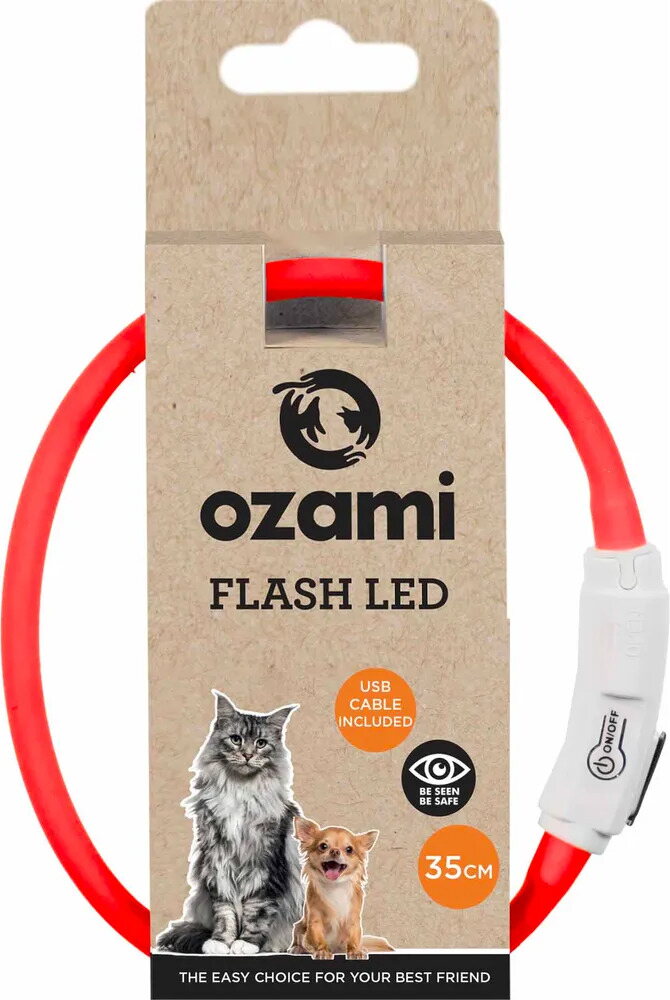 Ozami valopanta 35 cm leikattava Punainen