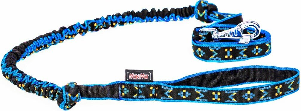 ManMat Talutushihna joustolla 175 cm Sininen