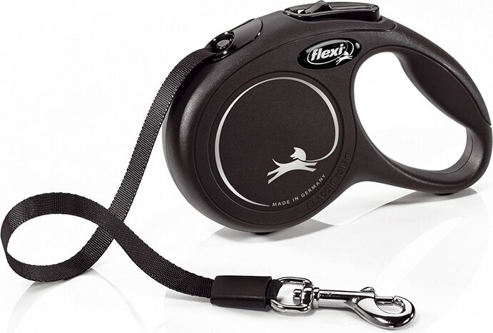 Flexi New Classic XS 3 m nauhalla Musta