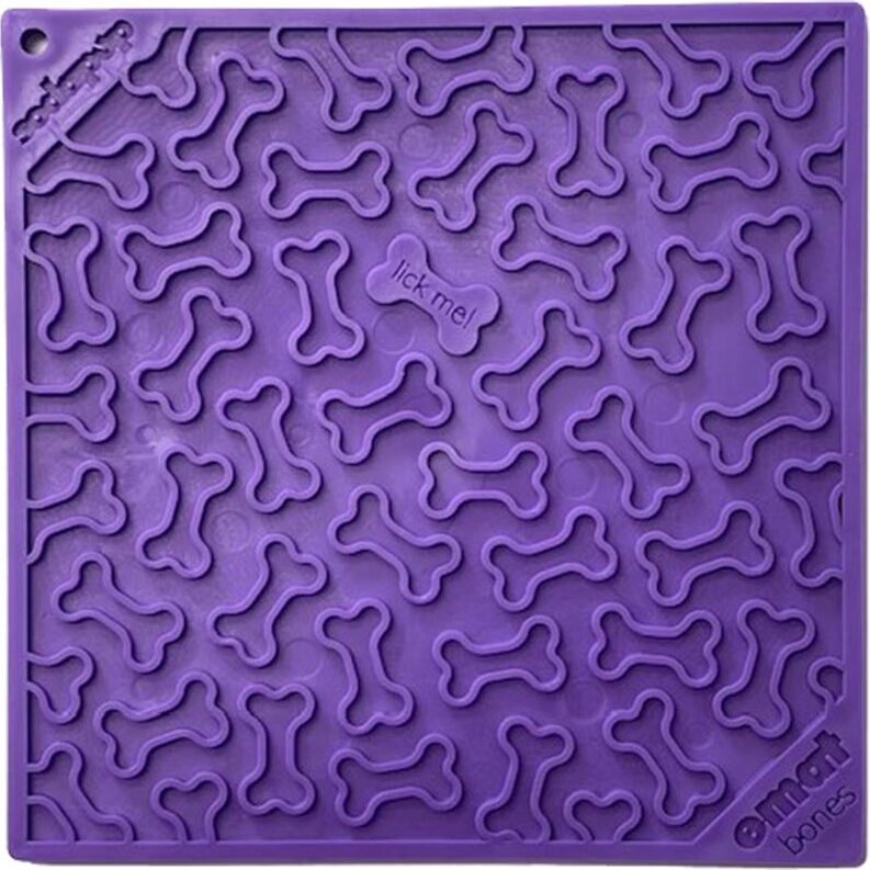 Sodapup Lickmat Large 20 x 20 cm - eri kuoseja Violetti luu