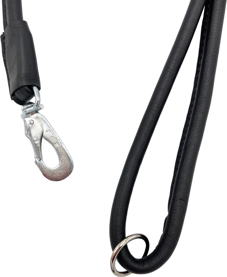 Pet No. 1 Pyöreä nahkatalutin 2 m Musta