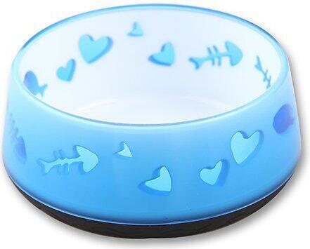 AFP Muovinen kuvioitu ruokakuppi 11 cm Sininen