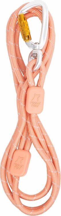 Woolly Wolf Rope Leash köysitalutin 8 mm x 180 cm Salmon Pink