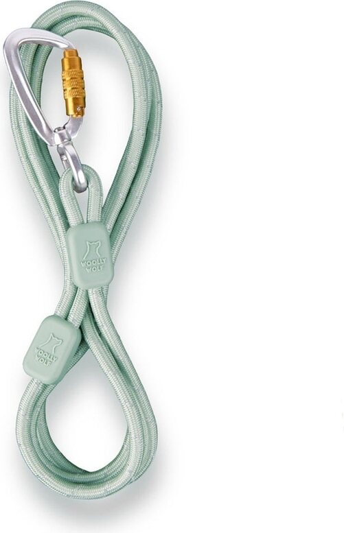 Woolly Wolf Rope Leash köysitalutin 8 mm x 180 cm Glacier Green