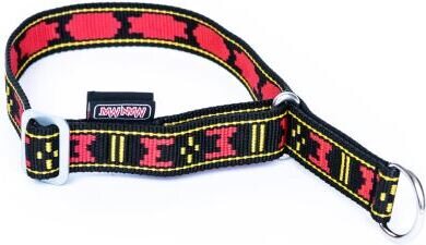 ManMat Standard Martingale puolikiristävä panta 28-50 cm Puna-keltainen