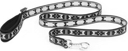 ManMat Flat Padded leash talutushihna 180 cm Musta