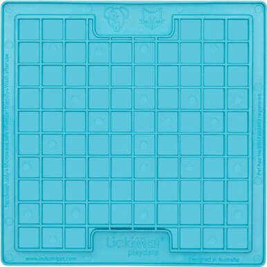 LickiMat Playdate nuolumatto 20 x 20 cm Turkoosi