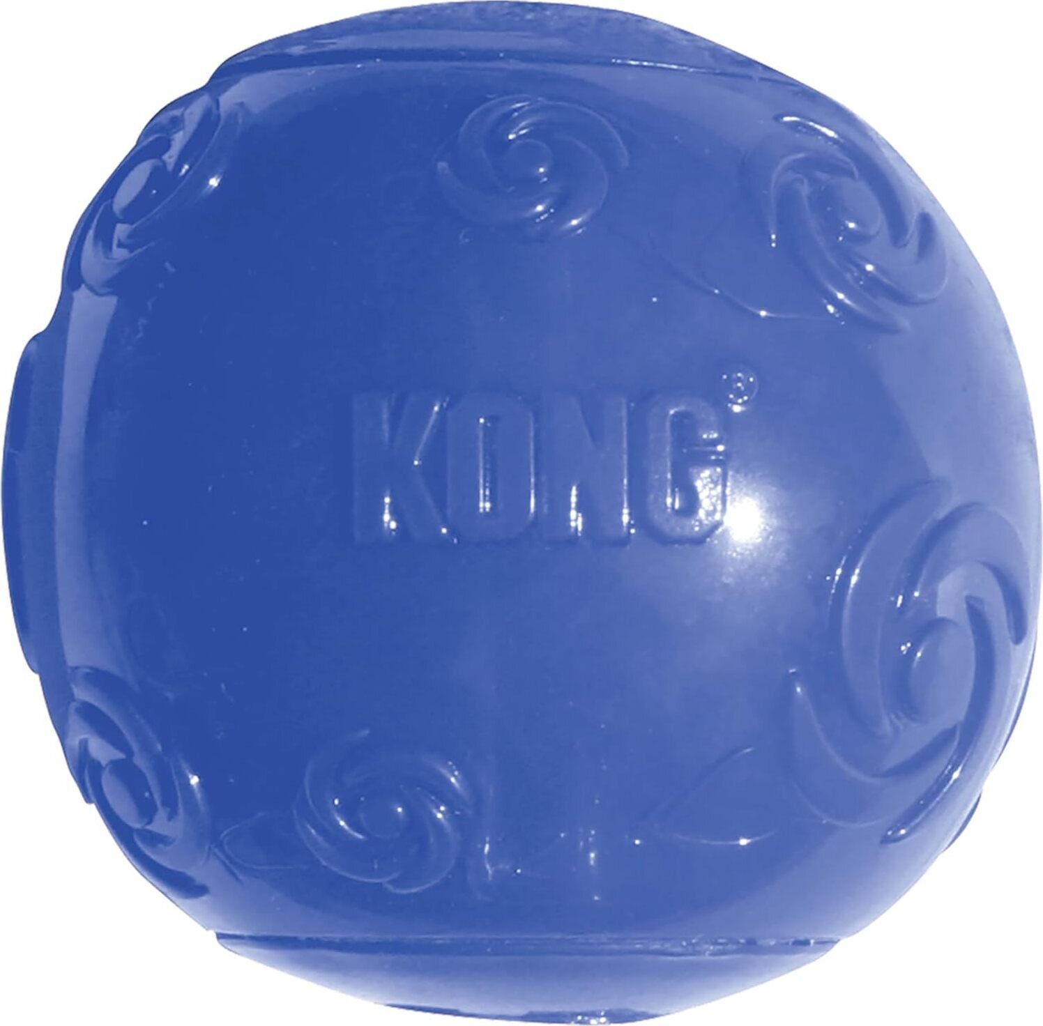 Kong Squeezz ball L 8 cm Sininen