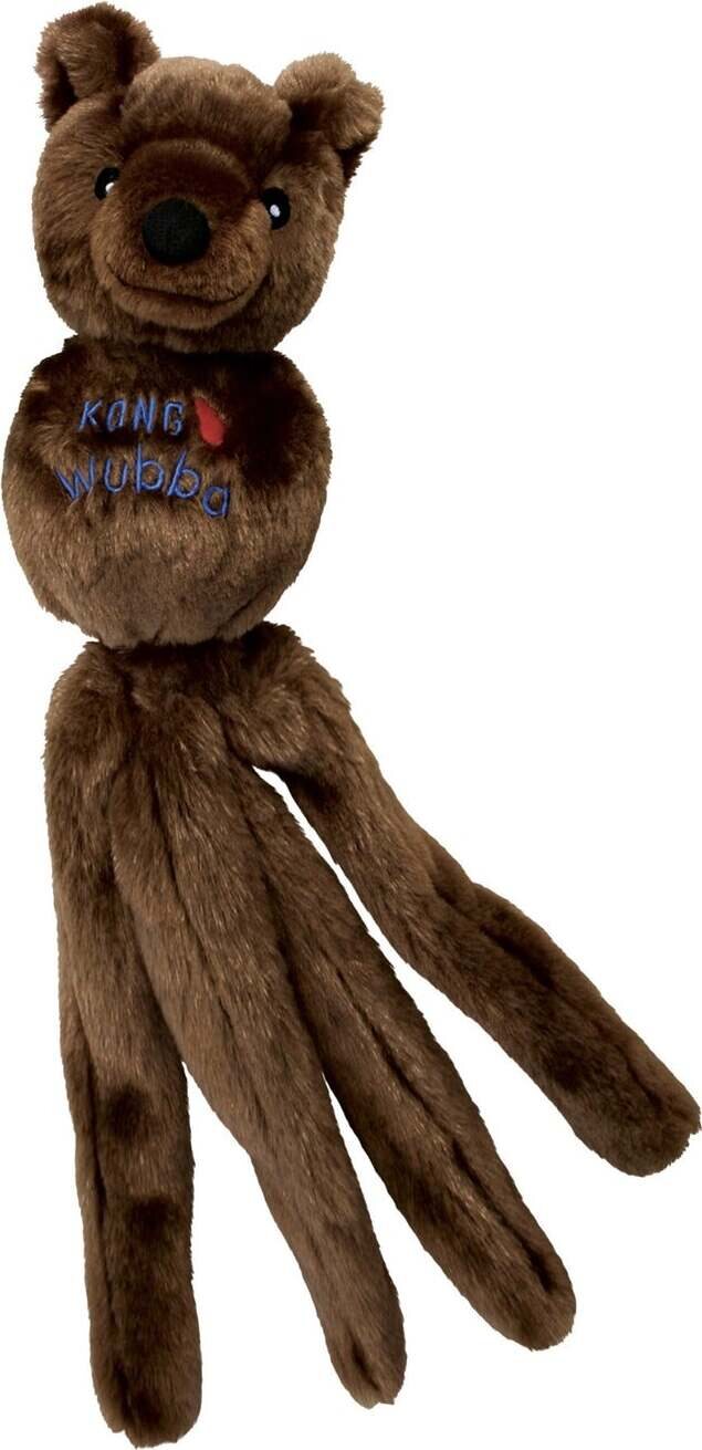 Kong Wubba Friends L 41 cm Tummanruskea