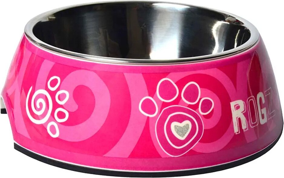 Rogz Bubble melamiinikuppi Pinkki