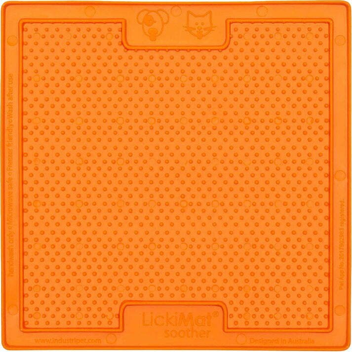 LickiMat Soother XL nuolumatto 25 x 30 cm Oranssi