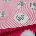 Foxy Fur Karva-alusta Pinkki lammas 100 x 75 cm