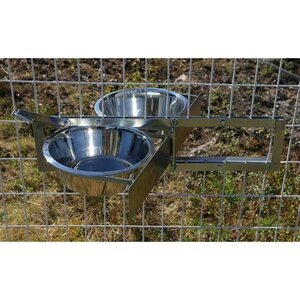 Jämpti Kääntyvä kuppiteline verkkotarhaan 2 x 2,8 l
