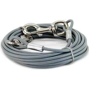 DOG Tie-Out Cable Kiinnitysvaijeri 9m max 56kg koirille