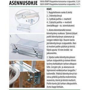 Jämpti Kuppiteline tarhan sisäpuolelle 2,8 l