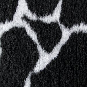Foxy Fur Karva-alusta Musta Reptile 100 x 75 cm
