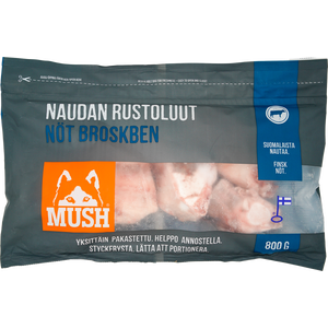 MUSH Basic Naudan Rustoluut 5,6kg Förhandsbeställning