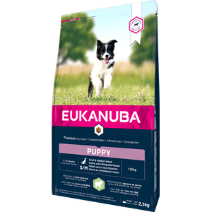 Eukanuba Puppy Small & Medium Lamb & Rice 2,5kg