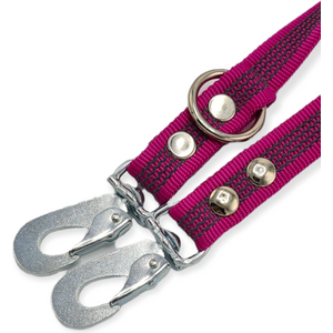 Nahka-Nasta 3-osainen Grip-talutin 20 mm x 3 m