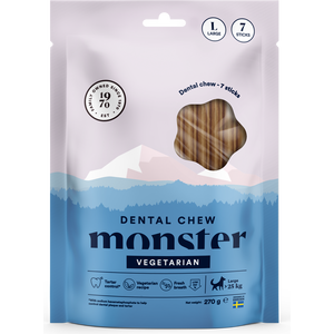 Monster Dog Dental Chew Vegetarian L, 7 kpl