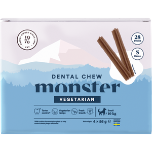 Monster Dog Dental Chew Vegetarian S, 28 kpl