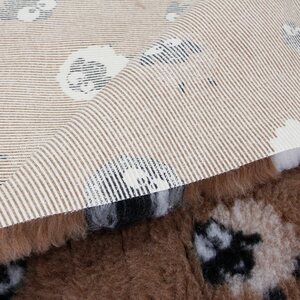 Foxy Fur Karva-alusta Ruskea lammas 100 x 75 cm