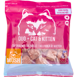 MUSH Duo+ Cat & Kitten Kana-Nauta 5 kg Ennakkotilaus