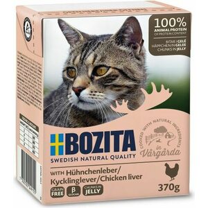 Bozita Kananmaksa hyytelössä kissan märkäruoka 370 g