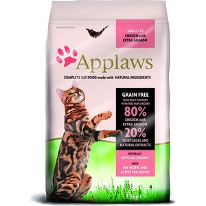 Applaws Kissa Adult Kana & Lohi kissan kuivaruoka 7,5 kg