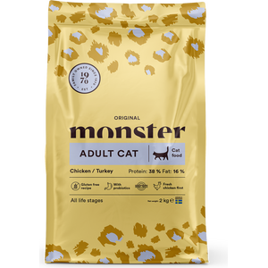 Monster Cat Original Adult Chicken & Turkey 2 kg